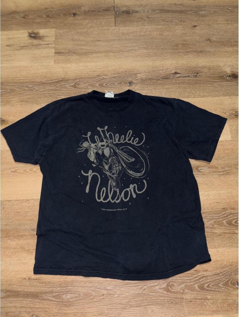 Vintage Let The Good Times Roll Motorcycle T-Shirt – Black – XL